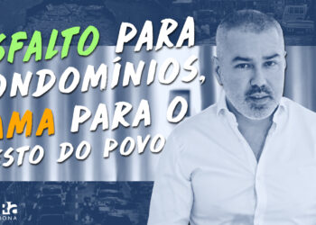 Asfalto em condomínio privado