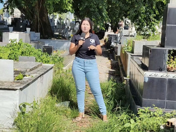 Cemitério Público Santa Isabel, em Belém, está abandonado pela Prefeitura