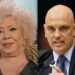 Alcione revela desejo de ter casado com Alexandre de Moraes