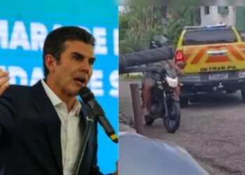 Após viatura do Detran bater em carro de propósito, governador pede afastamento dos agentes envolvidos