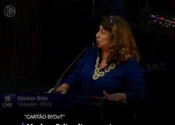 Marinor Brito cita suposto esquema dos carros elétricos e favorecimento político durante votação do ”Bora Belém”