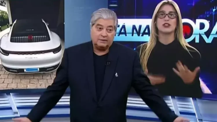 Datena se irrita com repórter ao vivo no SBT após erro de nome: “Depois você reclama”