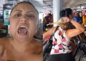 Discussão entre vendedora e clientes termina com ‘banho de cerveja’ no Ver-o-Peso