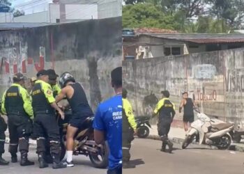 Motoqueiro é agredido por agentes de trânsito em Abaetetuba e caso causa indignação