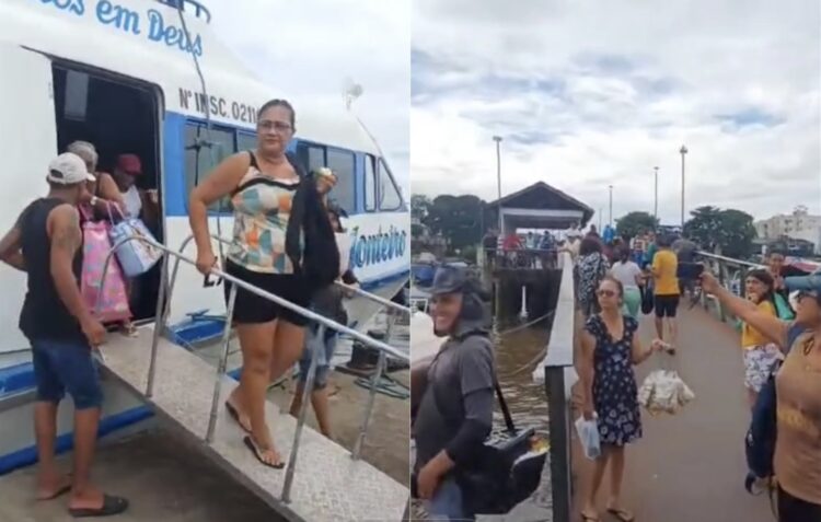 “Lancha Geladão” recém-lançada pela Prefeitura de Belém é barrada e gera revolta entre passageiros