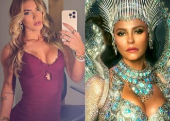 Virginia substitui Paolla Oliveira e é a nova rainha de bateria da Grande Rio