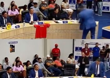 Cabo de marreta que vereador levou à Câmara se solta durante sessão em Parauapebas