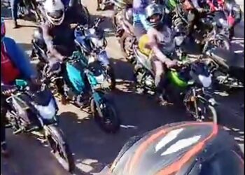Grupo de Motoqueiros protesta contra excesso de Blitz na gestão de Igor Normando