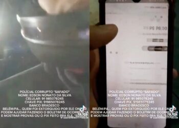 Motociclista acusa PM de extorsão durante blitz em Belém e divulga vídeo com provas
