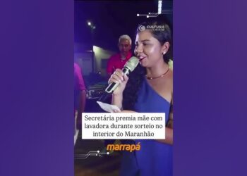 Secretária da Mulher sorteia a própria mãe durante evento do Dia das Mães em Presidente Médici (RO)