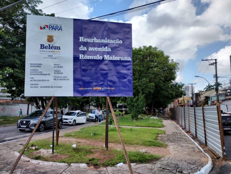 Para onde foi o dinheiro? Obra da Av. Rômulo Maiorana, de R$ 28 Milhões, segue parada em Belém