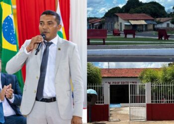 Prefeito petista troca verde e amarelo e pinta município de vermelho no Piauí