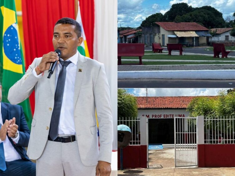 Prefeito petista troca verde e amarelo e pinta município de vermelho no Piauí