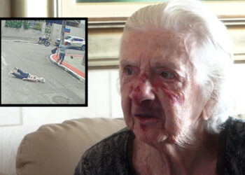 ‘Que Deus dê a sentença a ele’, diz idosa derrubada por ladrão em Vitória