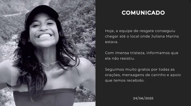 Caso Juliana Marins: Brasileira é resgata sem vida de vulcão na Indonésia após cinco dias de busca