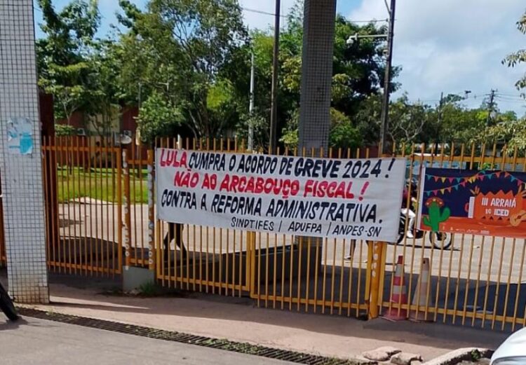 UFPA paralisa atividades em protesto: “Lula, cumpra o acordo! Não ao arcabouço fiscal!”