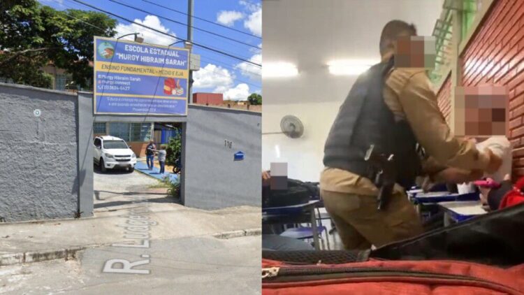 Adolescente ameaça diretora de morte após namorado ser retirado de sala pela PM