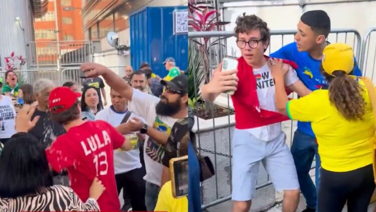 Jovem tem camisa do PT rasgada e boné do MST arrancado durante ato em prol de Bolsonaro em SP