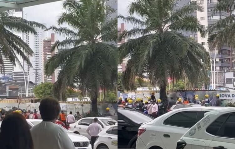 Suspeito de assalto é linchado por trabalhadores da obra da Nova Doca