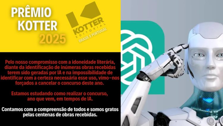 Prêmio literário é cancelado após inscritos apresentarem obras feitas por IA