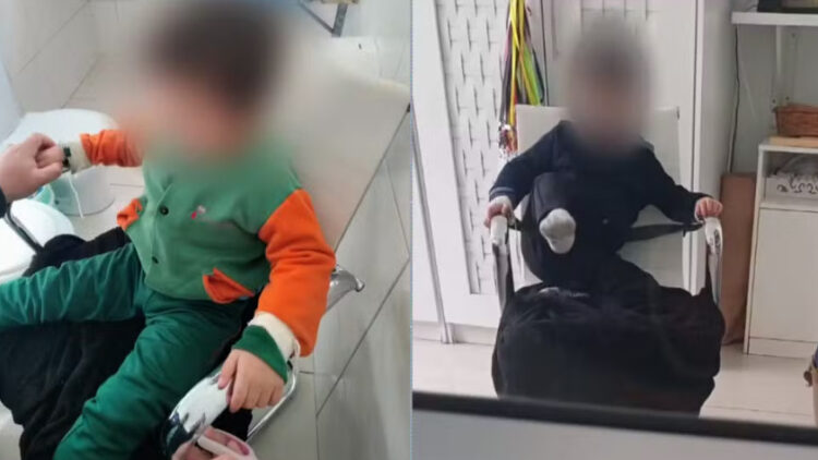 Professora é presa após menino autista de 4 anos ser encontrado amarrad0 em banheiro de escola