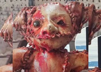 Boneco de ‘carne humana’ é achado em posto e espalha pânico