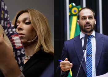 Chamada de ‘João’, Erika Hilton processa Eduardo Bolsonaro