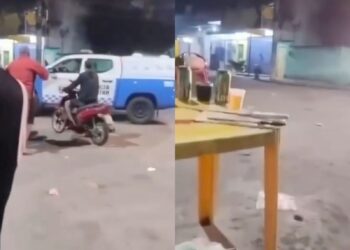 Viatura da PM recua após entrar ‘errado’ em comunidade na Vila Kennedy, no Rio