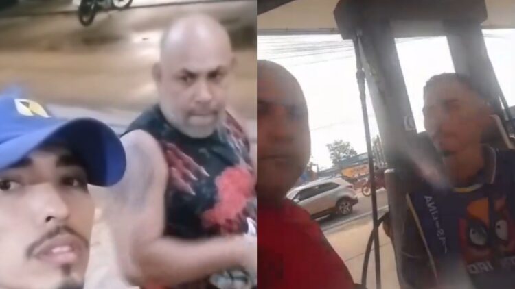 Motociclista que agrediu frentista em Ananindeua volta ao posto para pedir desculpas