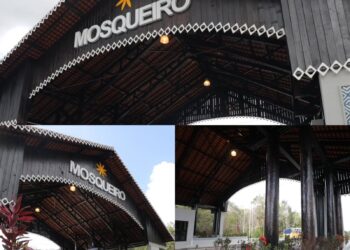 Após 11 anos sem revitalização, Mosqueiro ganha pórtico com posto de guarda e iluminação moderna