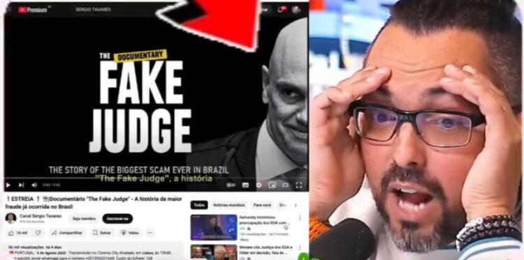 Youtuber de esquerda se revolta com trailer de documentário sobre Alexandre de Moraes: “Cadê a Polícia Federal?”