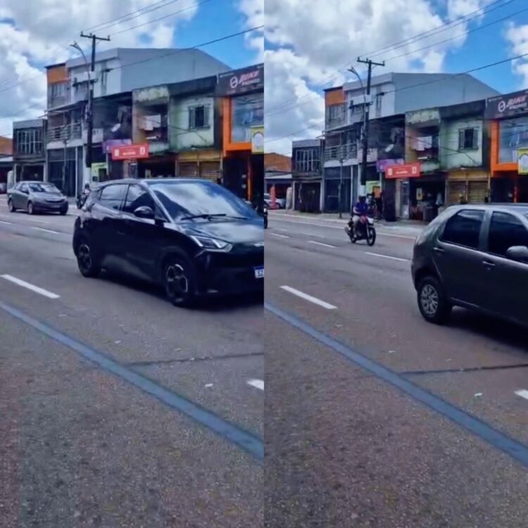 Belém inaugura nova faixa azul exclusiva para motociclistas na Av. Pedro Álvares Cabral