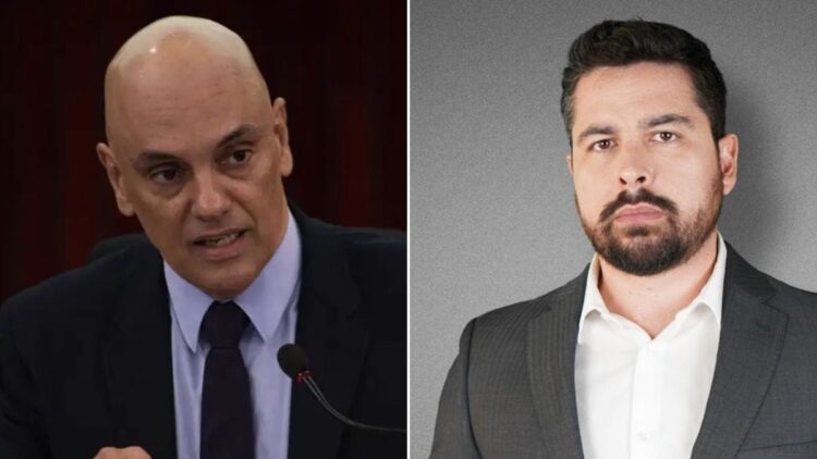 Jornalista exilado nos EUA desafia ministro Alexandre de Moraes nas redes sociais: “seja macho”