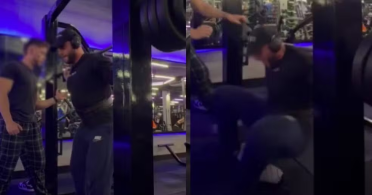 Jovem quebra as pernas e desloca pé direito durante agachamento com peso de 140 kg em academia