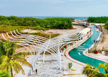 Segunda passarela da Praia do Maçarico é inaugurada em Salinas com promessa de impulsionar turismo e comércio local