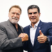 Helder Barbalho convida Arnold Schwarzenegger, astro dos cinemas, para a COP 30