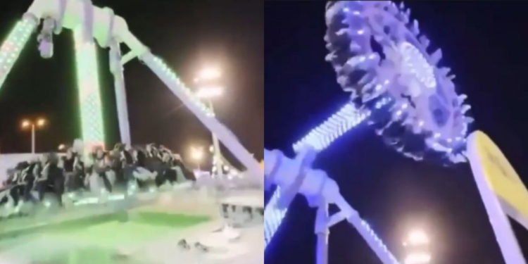 Brinquedo de 360 graus quebra enquanto estava no ar e deixa 23 pessoas feridas na Arábia Saudita
