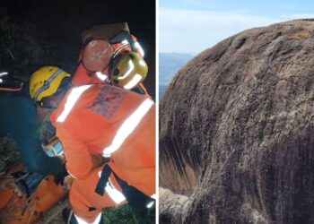 Mulher morr3 após sofrer queda de 90 metros em prática de rapel em MG