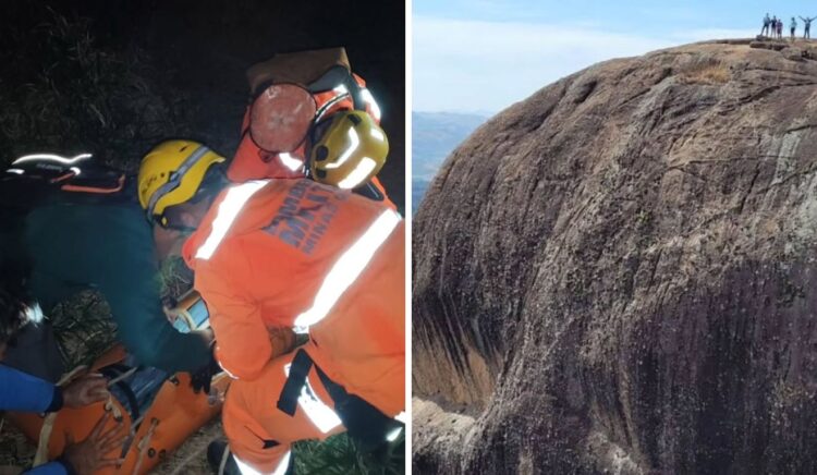 Mulher morr3 após sofrer queda de 90 metros em prática de rapel em MG