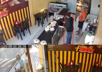 Criminosos assaltam padaria em Castanhal e ameaçam funcionária de morte