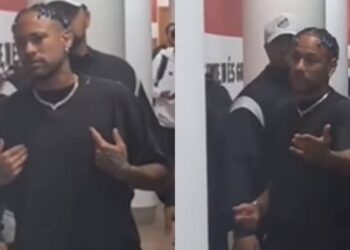 Neymar discute com repórter após ser chamado de “vacilão” em jogo do santos