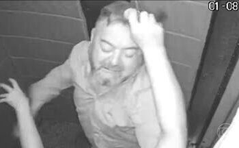 Homem espanc@ mulher com dezenas de soco dentro de elevador