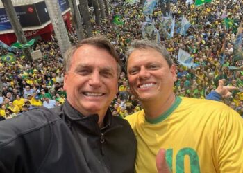 Tarcísio lidera corrida pelo governo de São Paulo em 2026