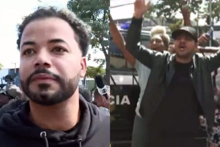 Fãs de Hytalo Santos fazem protesto contra prisão do influenciador em frente à delegacia