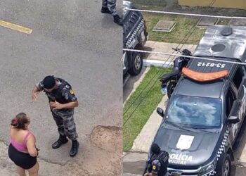 “Quem que trafica aqui, eu ou ele?”, rebate PM da Rotam a mãe de suspeito em operação no Viver Outeiro