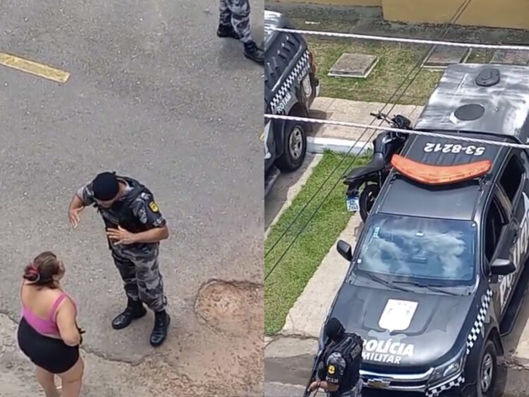 “Quem que trafica aqui, eu ou ele?”, rebate PM da Rotam a mãe de suspeito em operação no Viver Outeiro