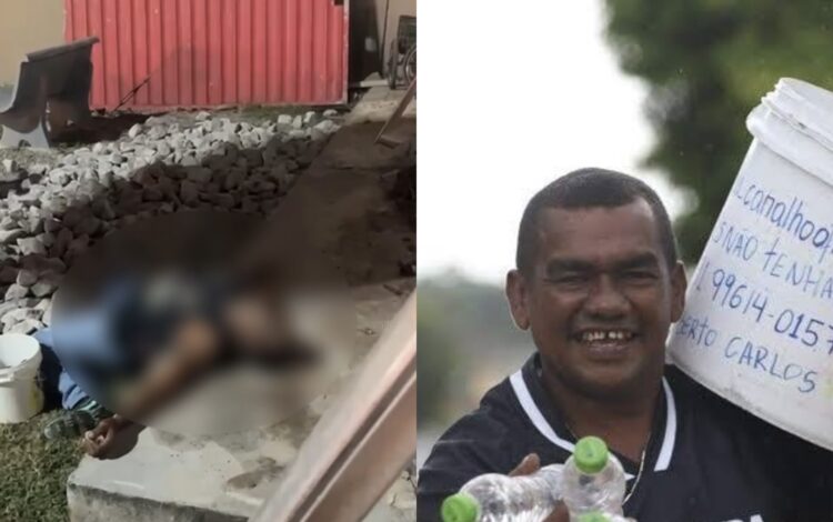 Vídeo mostra vendedor de “água car@lho”, morto no chão enquanto evento em Macapá prossegue sem interrupções