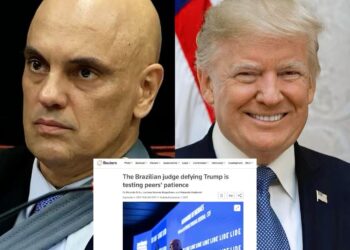 Alexandre de Moraes desafia ira de Trump e testa a paciência de seus pares no STF, diz agência de notícias britânica