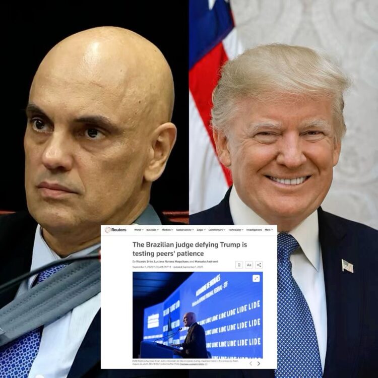 Alexandre de Moraes desafia ira de Trump e testa a paciência de seus pares no STF, diz agência de notícias britânica