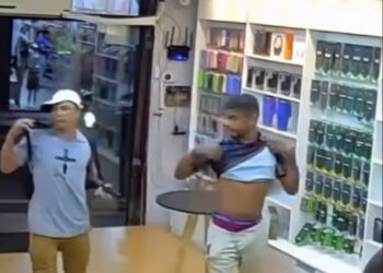 Dupla armada invade loja de celulares no centro de Bragança e foge com aparelhos